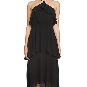 Black Tiered Ruffle Dress